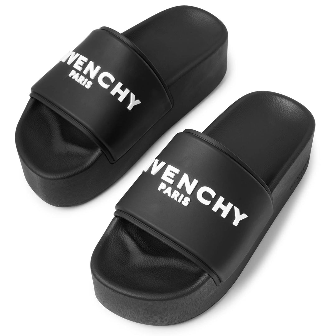 Givenchy Givenchy Paris black platform slides Savannahs