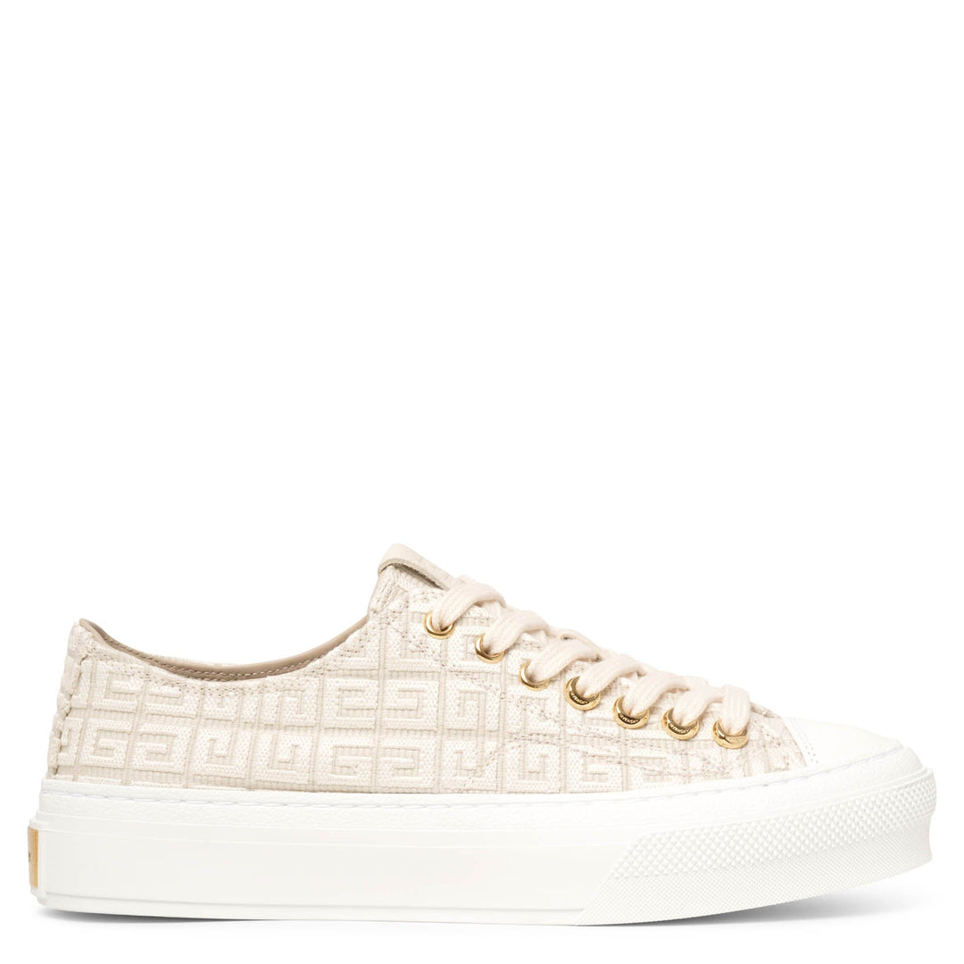【関税＆送料込み】Givenchy City Low Sneaker Givenchy | City low beige canvas sneakers | Savannahs