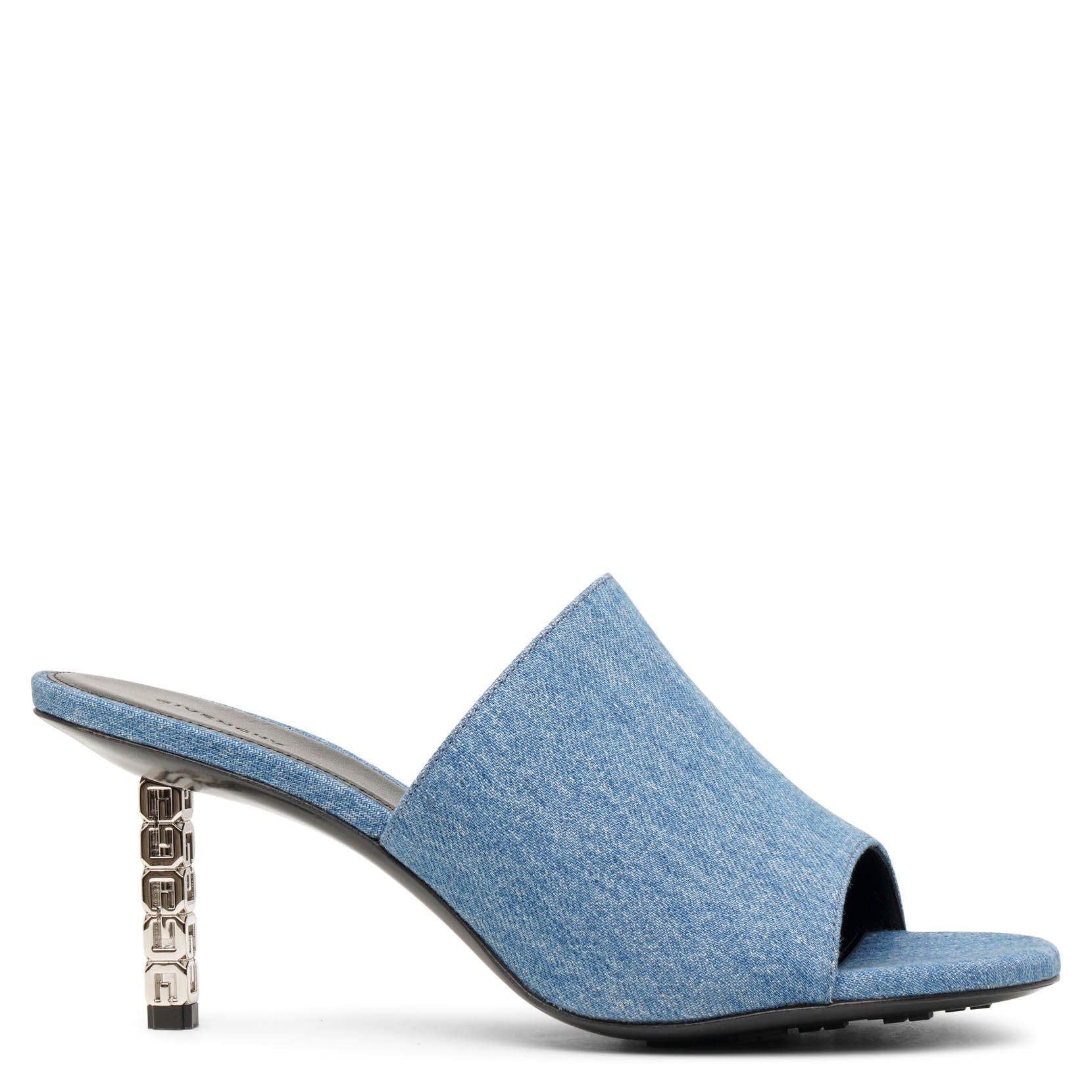 VIP【関税送料無料】希少 GIVENCHY MEDIUM BLUE DENIM G MULES Givenchy | G Cube 70 demin mules | Savannahs