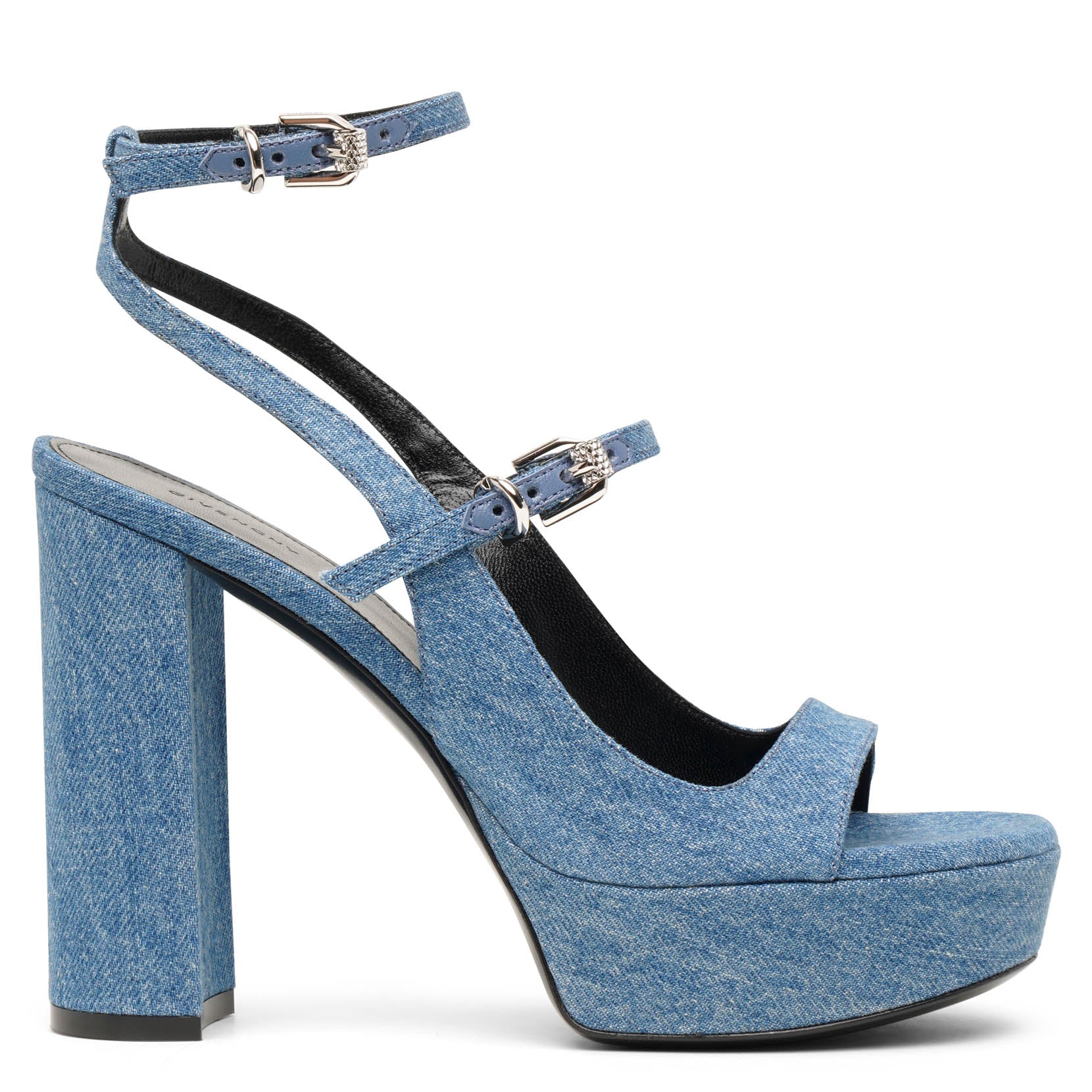 サンダル・ミュール GIVENCHY SS25 Denim Voyou pumps (BE308XE259 401) Givenchy Voyou Pointed Toe Slingback Pump - Joseph