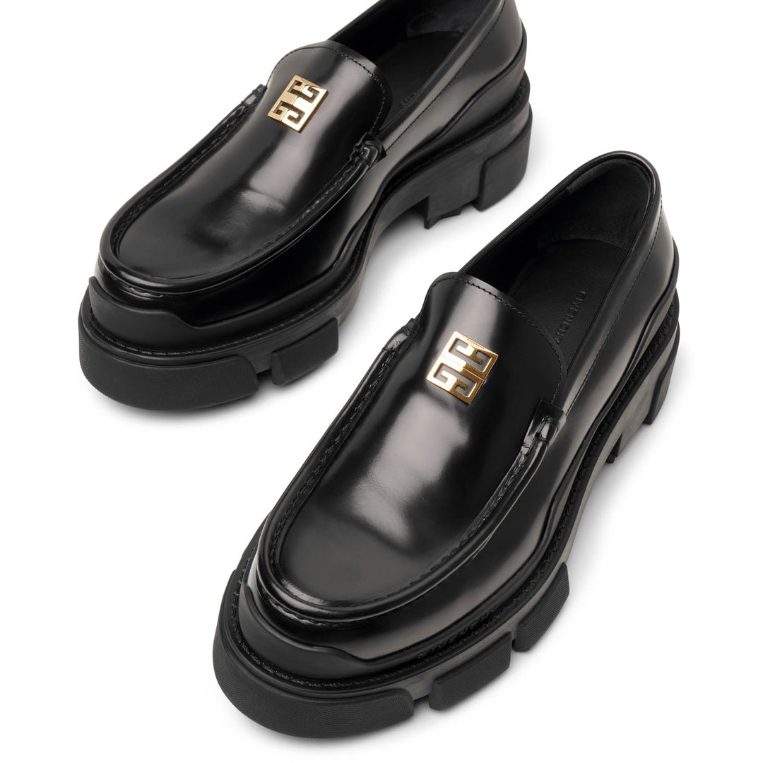 【23AW NEW】GIVENCHY_woman / Terra レザー ローファー / Black Givenchy | Terra black leather loafers | Savannahs