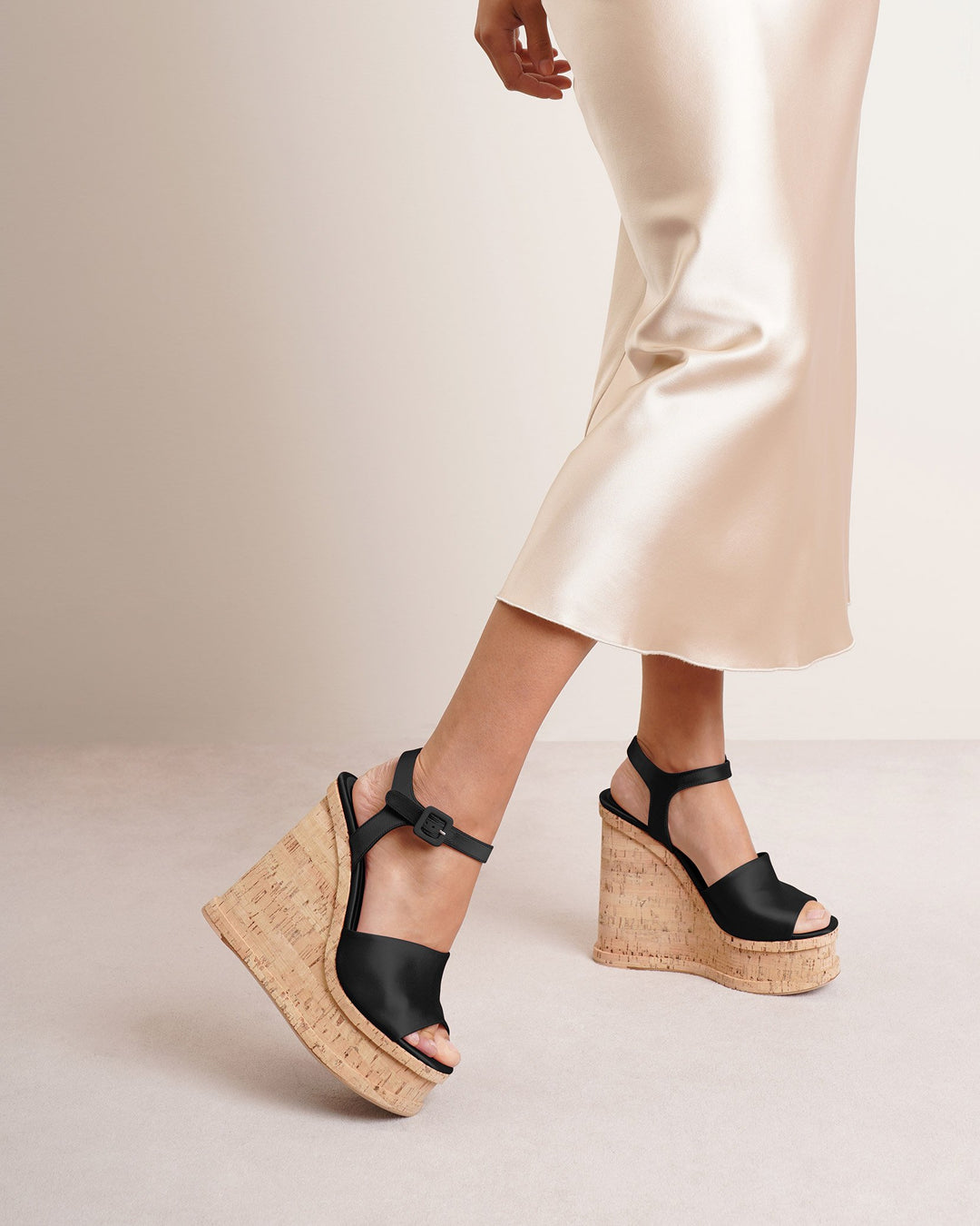 Haus of Honey | Palace black platform sandals | Savannahs