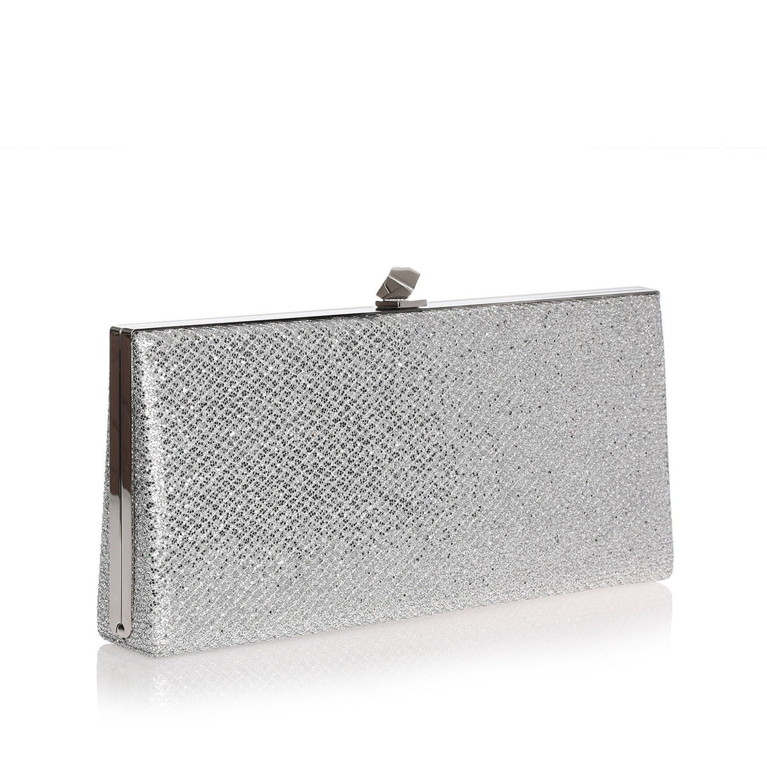 Jimmy choo celeste glitter clutch sale