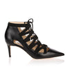 Dixon black leather pump