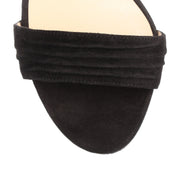 Kaytrin black suede sandal