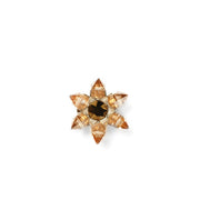 Lilou gold crystal jewelled button