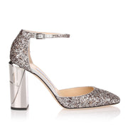 Mabel 95 silver glitter pump