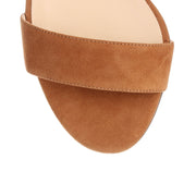 Moxy tan suede sandal