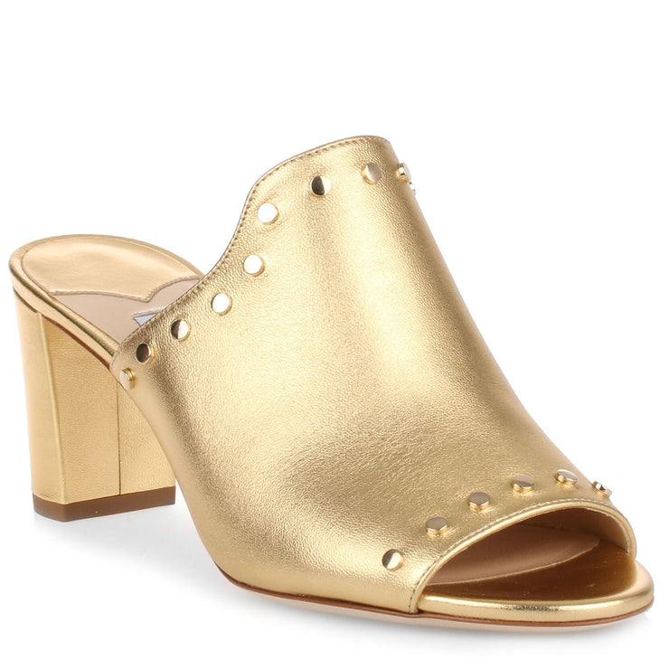 Myla 65 gold mule sandal