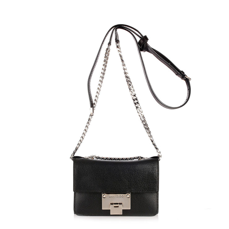 Jimmy Choo | Rebel Soft Mini black leather bag | Savannahs