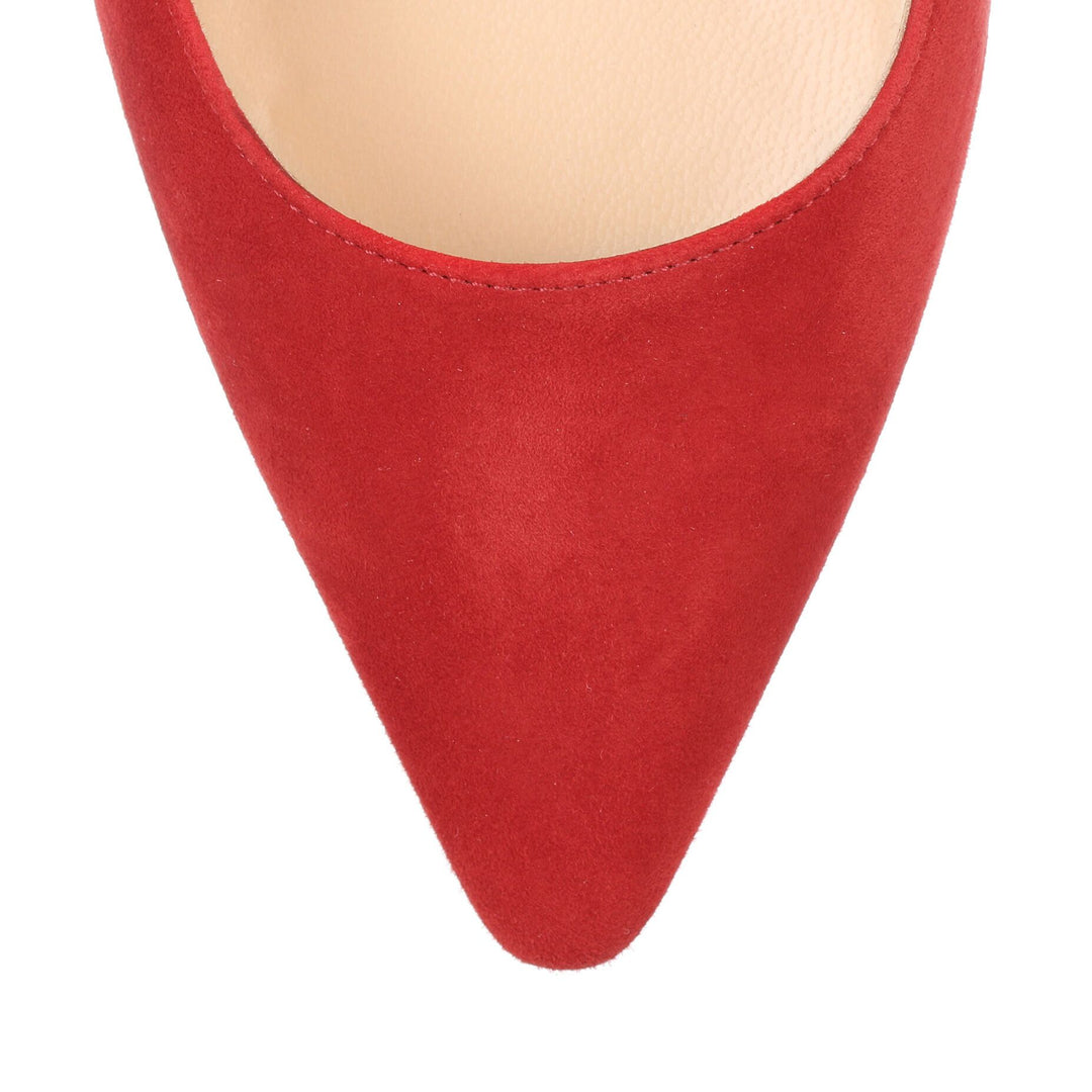 Jimmy Choo | Romy 100 red suede pump | Savannahs