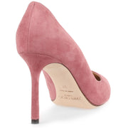 Romy 85 vintage rose suede pump