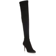 Toni black suede over-the-knee boot