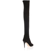 Toni black suede over-the-knee boot