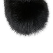 Dalton black fox fur boot