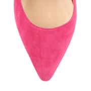 Romy 85 cerise suede pumps