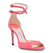 Lane 85 pink suede sandals