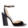 Miranda 100 black suede sandals