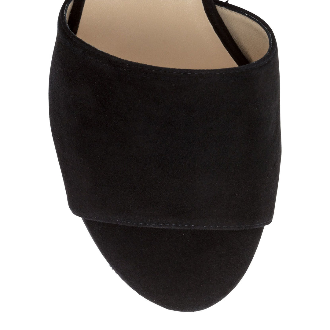 Jimmy Choo | Deedee 80 Black Glitter Wedges | Savannahs