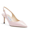 Erin 60 Light Pink Patent Slingback Pumps