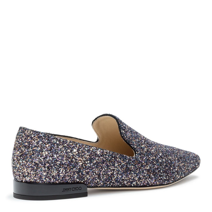 Jimmy Choo Jaida 10 Glitter Flats Savannahs