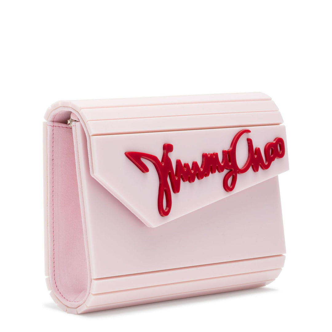 トートバッグ JIMMY CHOO Embellished Acrylic Candy Clutch Black Acrylic Clutch Bag | CANDY | Cruise | JIMMY CHOO US