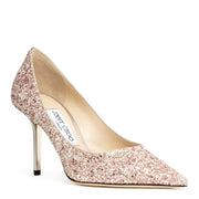 Love 85 pink glitter pumps