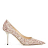 Love 85 pink glitter pumps