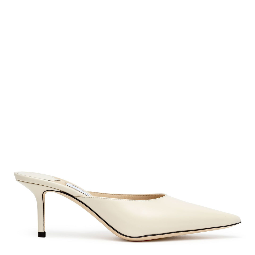 Jimmy Choo | Rav 65 cream leather mules | Savannahs