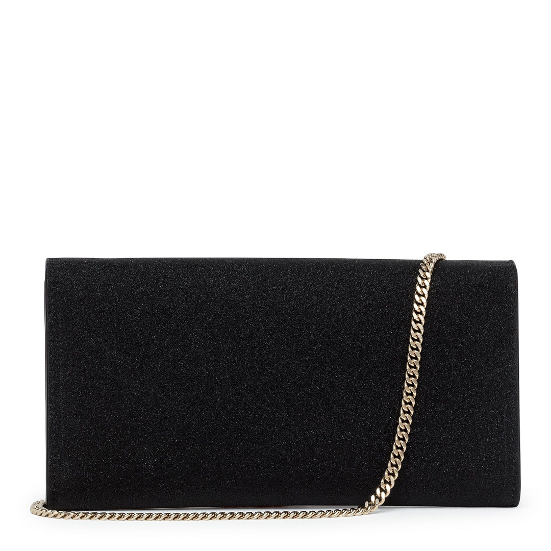 Jimmy Choo | Emmie black glitter clutch | Savannahs