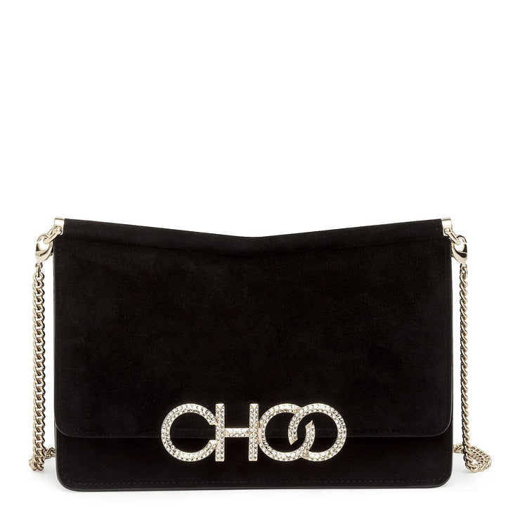 NEW Jimmy Choo Tote Bag Shoulder Patent Leather Handbag Black Zip | eBay