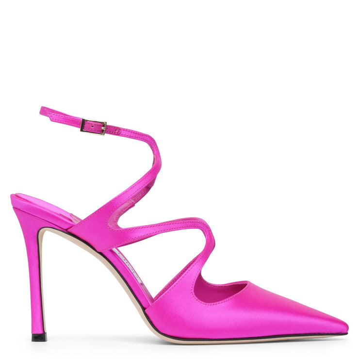 Buy Jimmy choo Anise 75 Stiletto Heeled Sandals | Purple Color Women | AJIO  LUXE