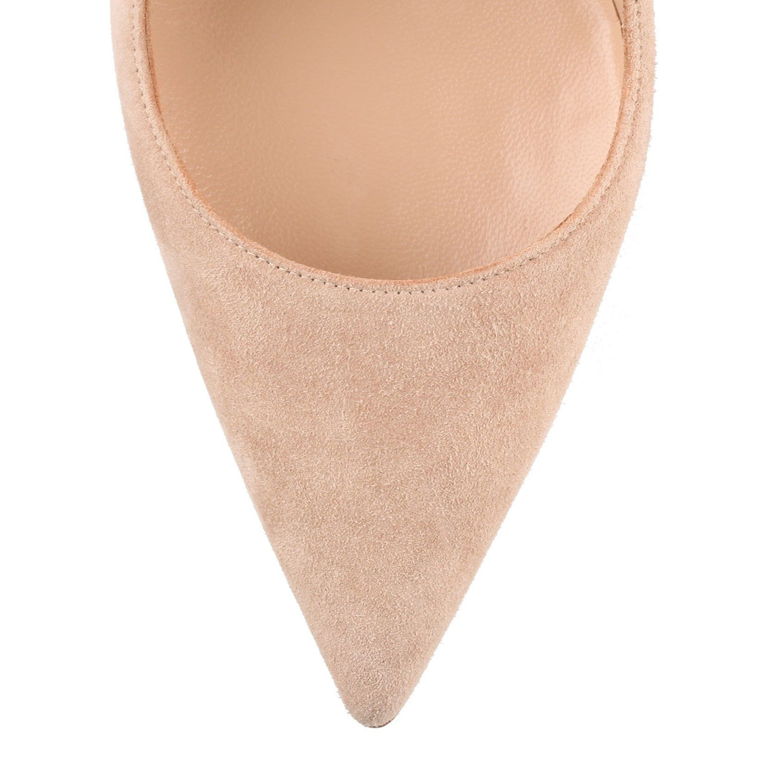 MANOLO BLAHNIK BBパンプス ベージュ Manolo Blahnik BB 105MM Suede Pumps | Saks Fifth Avenue
