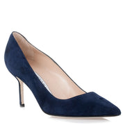 BB 70 navy suede pump