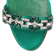 Firadou 105 emerald crystal sandal