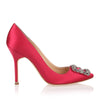 Hangisi 105 cerise satin pump