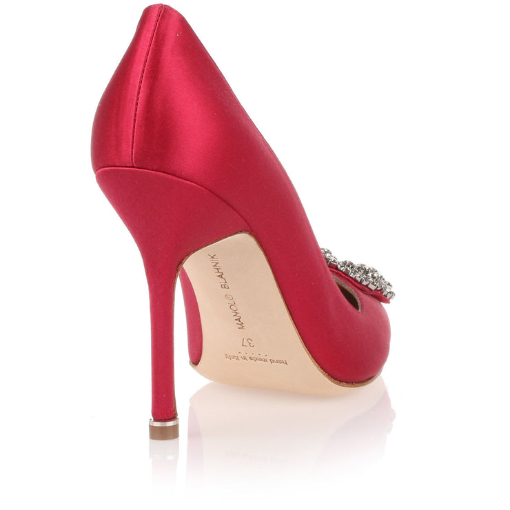 Hangisi 105 cerise satin pump