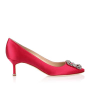 Hangisi 50 cerise satin pump