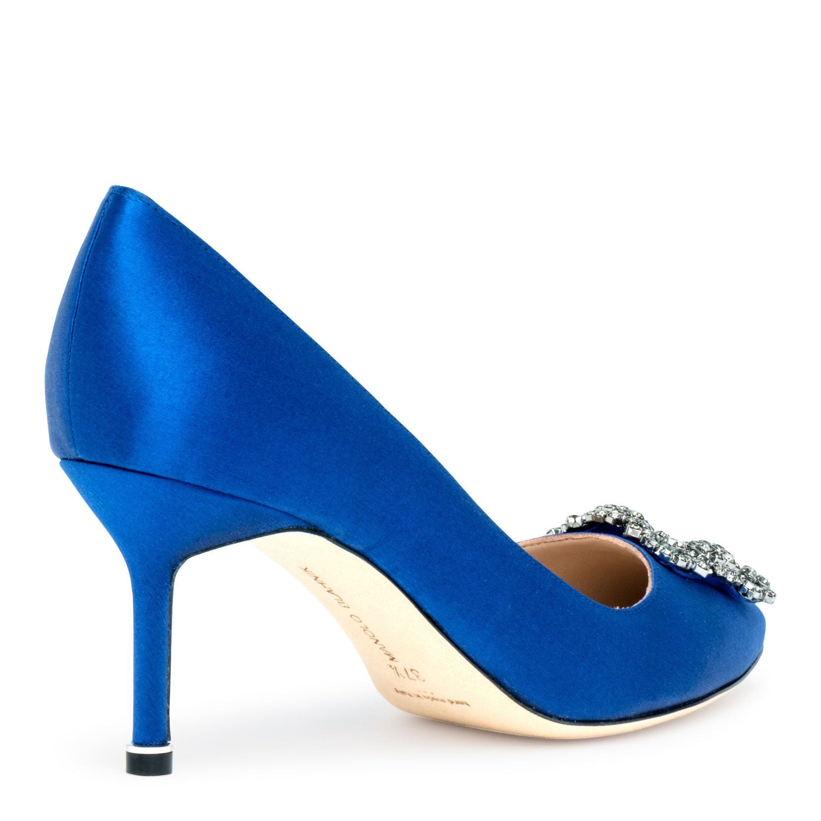 Hangisi 70 Royal blue satin pumps