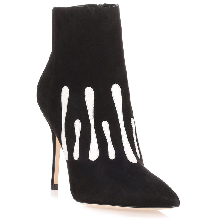 Milocus black suede ankle boot