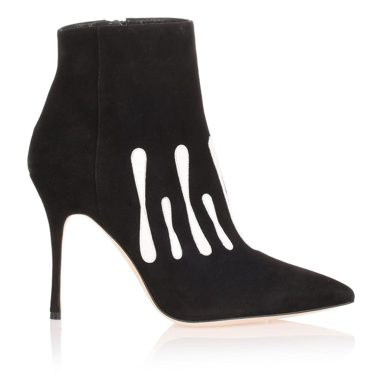 Milocus black suede ankle boot