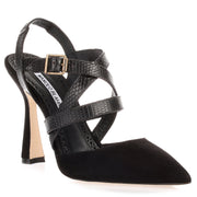 Pitina black strappy sandal