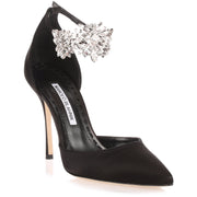 Sicariata black satin pump