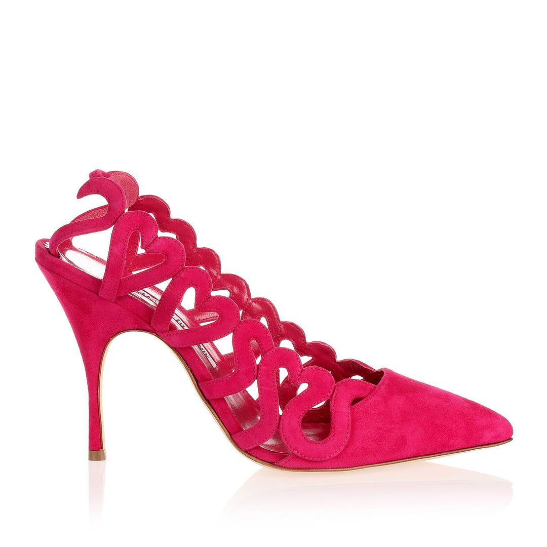 ラスト1【新品】Manolo Blahnik パンプス 37.5 ピンクベージュ