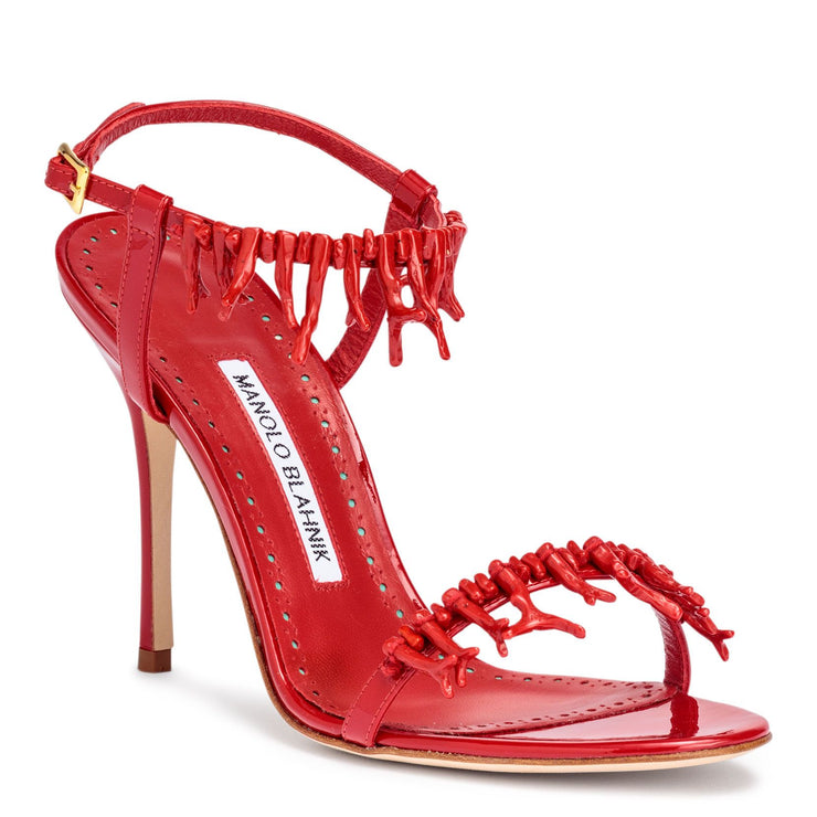 Cienzona 105 red patent sandals
