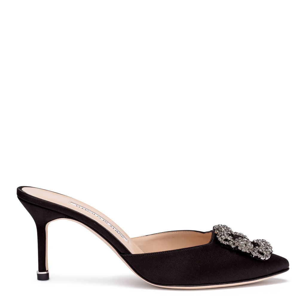 MANOLO BLAHNIK 24SS ブラック CIRCEAMU 70 スエード ミュール MB24128S-Manolo-Blahnik-