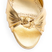 Mumuyesli 70 nappa light gold sandal