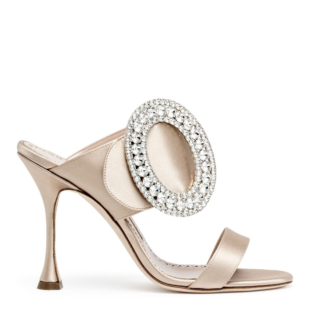 Manolo Blahnik | Fibiona beige satin sandals | Savannahs Manolo Blahnik | Fibiona beige satin sandals | Savannahs