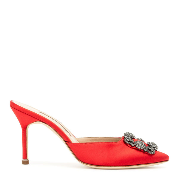 MANOLO BLAHNIK レッドミュール 36 Manolo Blahnik Mules Size 36 EU
