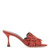 Ago orange suede pumps